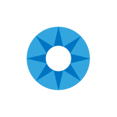 I-Contact 角色扮演及萬聖節 隱形眼鏡 Blue Wheel(半年拋/2片)