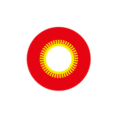 I-Contact 角色扮演及萬聖節 隱形眼鏡 Red Eclipse(半年拋/2片)