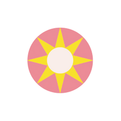 I-Contact 角色扮演及萬聖節 隱形眼鏡 Pink Star(半年拋/2片)