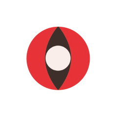 I-Contact 角色扮演及萬聖節 隱形眼鏡 Red Cat(半年拋/2片)