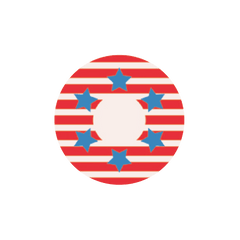 I-Contact 角色扮演及萬聖節 隱形眼鏡 Star and Stripes(半年拋/2片)