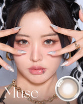 OLENS Muse Shine Brown 月拋彩色隱形眼鏡(2片)