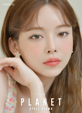 Lensrang 1-Month Planet Space Brown(月拋/2片)