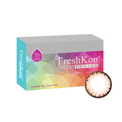FreshKon Colors Fusion Brilliant Brown 月拋彩色隱形眼鏡(2片)