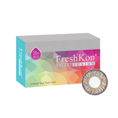 FreshKon Colors Fusion Perky Brown 月拋彩色隱形眼鏡(2片)