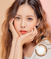 OLENS Bigsome 棕色月拋(2片)