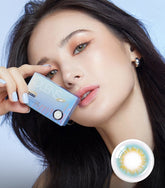 OLENS Scandi Aqua 水藍色月拋隱形眼鏡(2片)