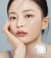 Olens Real Ring Gray Toric 散光月拋灰色美瞳隱形眼鏡(2片)