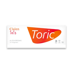 Clalen Iris Toric 1 Day Alicia Brown 艾莉莎棕散光日拋美瞳隱形眼鏡(30片)