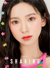 Lensrang 1-Month Sharing Gray（月拋／2片）