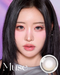 OLENS Muse Shine Gray 月拋彩色隱形眼鏡（2片）