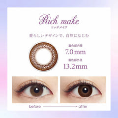 SEED Eye Coffret 1 Day UV Rich Make 散光日拋（30片）