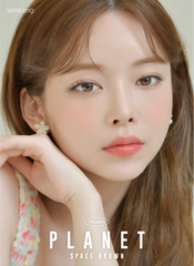 Lensrang 1-Month Planet Space Brown（月拋／2片）