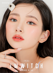 Lensrang Iwwitch Ocen Blue 月拋彩色隱形眼鏡（2片）