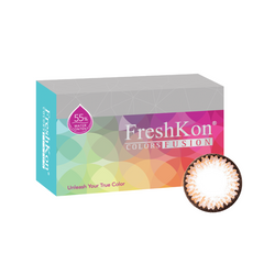 FreshKon Colors Fusion Brilliant Brown 月拋彩色隱形眼鏡（2片）