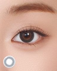 Lenstown 梨芝瞳 Cosmetic Circlean Mini Black 月拋（2片）