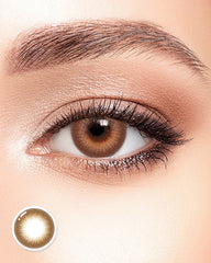 Lenstown 梨芝瞳 Cosmetic Davivi2 Brown 月拋（1片）