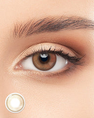 Lenstown 梨芝瞳 Lighly Mellow Brown 隱眼日拋（20片）