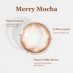 LACELLE ICONIC Merry Mocha 浪漫啡日拋隱形眼鏡（30片）