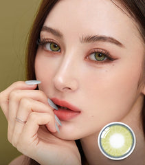 Olens Nella Ash Olive 月拋美瞳隱形眼鏡（2片）