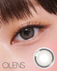 OLENS 1-Month Realish Gray（月拋/2片）