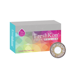 FreshKon Colors Fusion Perky Brown 月拋彩色隱形眼鏡（2片）