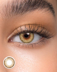 Lenstown 梨芝瞳 Romantea Tokyo Hazel Brown 月拋（2片）