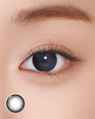Lenstown 梨芝瞳 Scotch 3color Black 月拋（2片）