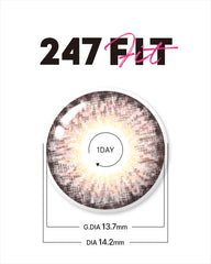 Lenstown 梨芝瞳 247 Fit Pink  隱眼日拋（10片）