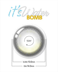Lenstown 梨芝瞳 247 It's Water Bomb Water Black 日拋（10片）