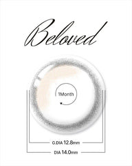 Lenstown 梨芝瞳 Beloved Serum Brown 美瞳月拋（2片）