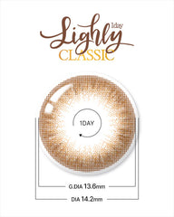 Lenstown 梨芝瞳 Lighly Classic Light Brown 美瞳日拋（20片）
