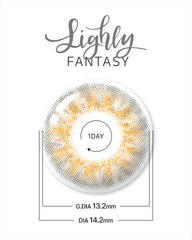 Lenstown 梨芝瞳 Lighly Fantasy Brown 美瞳日拋（20片）