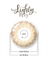 Lenstown 梨芝瞳 Lighly Lily Marry Brown 美瞳日拋（20片）