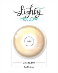 Lenstown 梨芝瞳 Lighly Mellow Brown 隱眼日拋（20片）