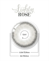 Lenstown 梨芝瞳 Lighly Rose Gray 隱形眼鏡日拋（30片）