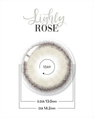 Lenstown 梨芝瞳 Lighly Rose Khaki 隱形眼鏡日拋（30片）