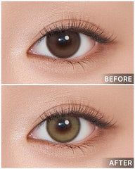 Lenstown 梨芝瞳 Lighly Rose Khaki 隱形眼鏡日拋（30片）