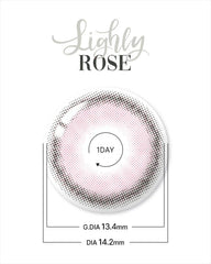 Lenstown 梨芝瞳 Lighly Rose Rose 隱形眼鏡日拋（30片）