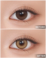 Lenstown 梨芝瞳 Odd I's Soft Brown 彩色隱形眼鏡日拋（10片）