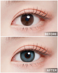 LENSTOWN 梨芝瞳 Romantea Bubbly Candy Blue 散光半年拋（1片）