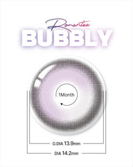 LENSTOWN 梨芝瞳 Romantea Bubbly Candy Purple 散光美瞳半年拋（1片）