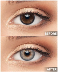 Lenstown 梨芝瞳 Romantea London Gray 隱形眼鏡日拋（10片）