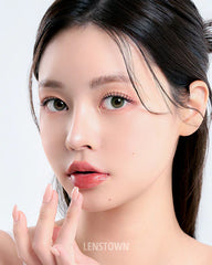 Lenstown 梨芝瞳 Romantea London Olive GreenCircle 月拋（2片）