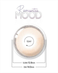 Lenstown 梨芝瞳 Romantea mood Satin Brown 隱形眼鏡日拋（10片）