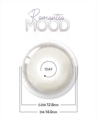 Lenstown 梨芝瞳 Romantea Mood Satin Gray 隱形眼鏡日拋（10片）