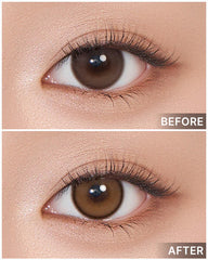 Lenstown 梨芝瞳 Romantea Ring Brown 隱形眼鏡日拋（10片）