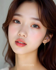 Lenstown 梨芝瞳 Cosmetic Romantea Tokyo Grande Warm Gray 月拋（2片）