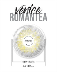 Lenstown 梨芝瞳 Romantea Venice Gray 散光半年拋（1片）