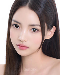 Lenstown 梨芝瞳 Scotch 3color Black 月拋（2片）